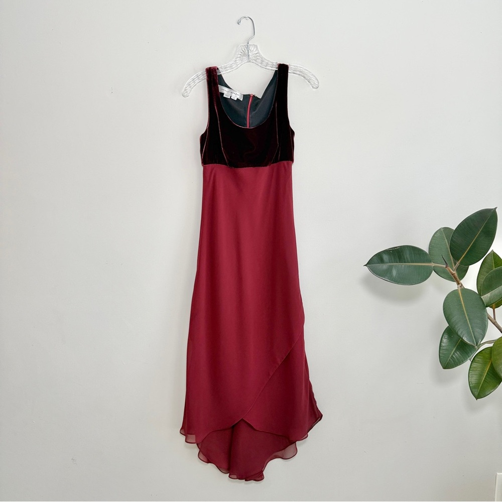 Unger- Mindel 90s Y2K Fairy Goth Sleeveless Midi Dress Foebe Buffay